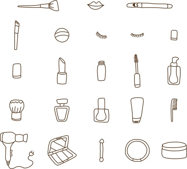 化妆的图标图片下载