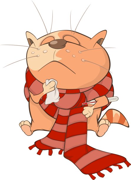 可爱的猫卡通人物图片下载