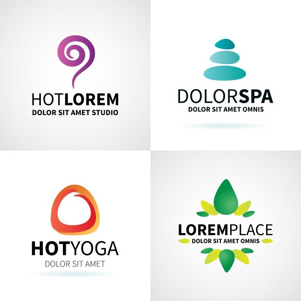 一套天然水疗瑜伽养生冥想图片下载