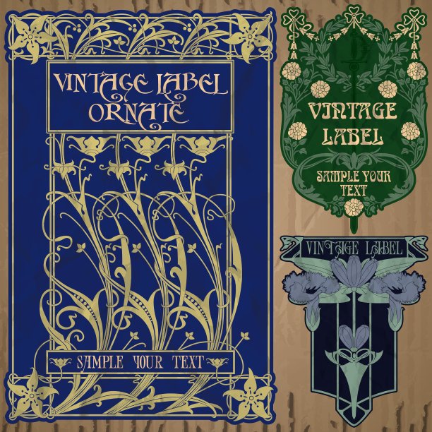 复古项目-标签新艺术图片下载