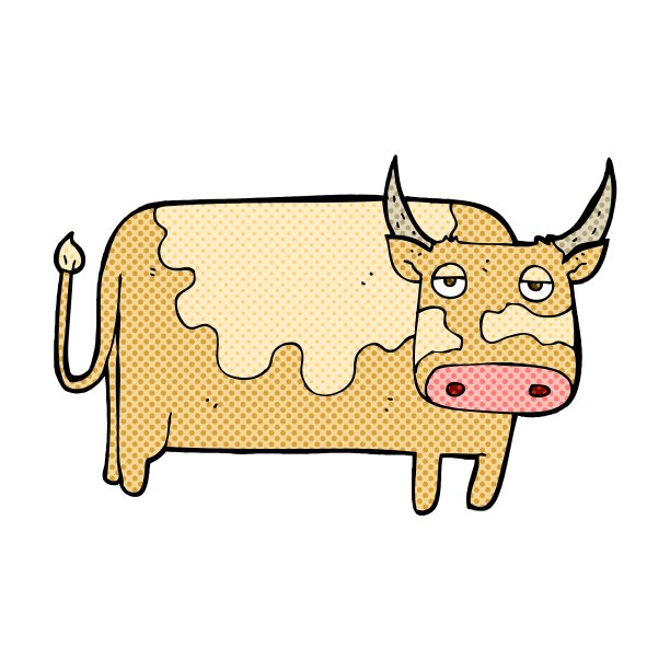 漫画卡通牛图片下载