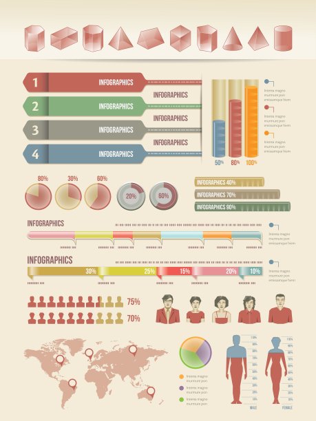 信息图表设计元素图片下载