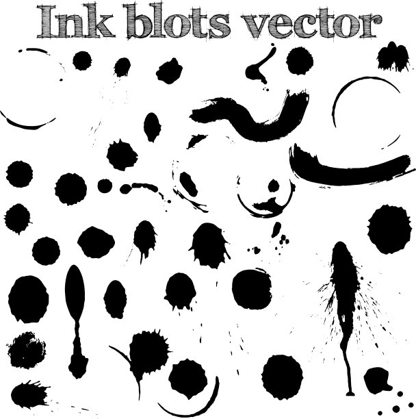 墨水污渍图片下载