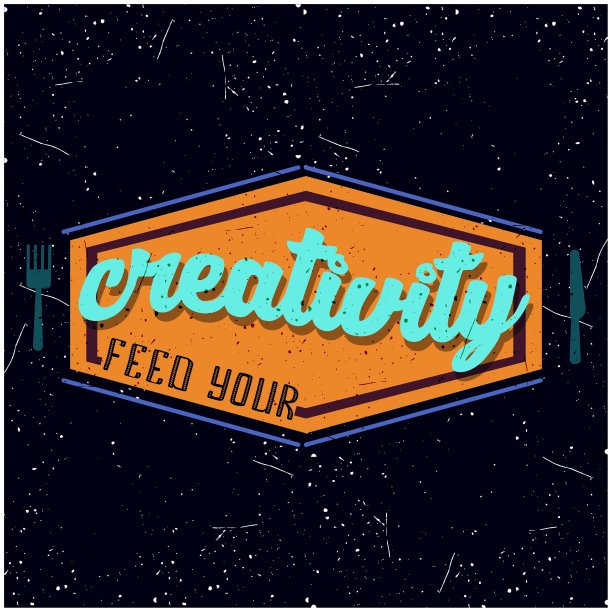 复古动机色彩标志类型图片下载