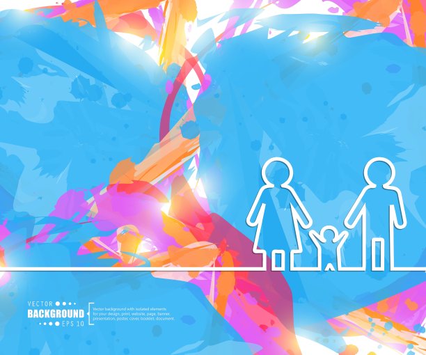 创意家庭艺术模板图片下载