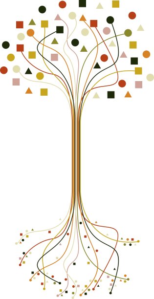 摘要树的根和枝集图片下载