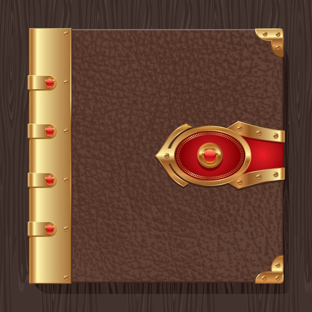 复古皮革书精装图片下载