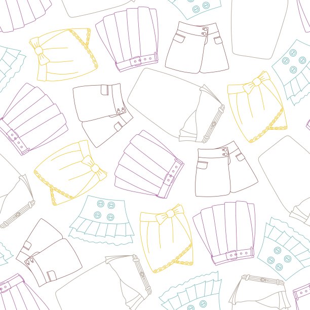 裙子无缝的油漆图片下载