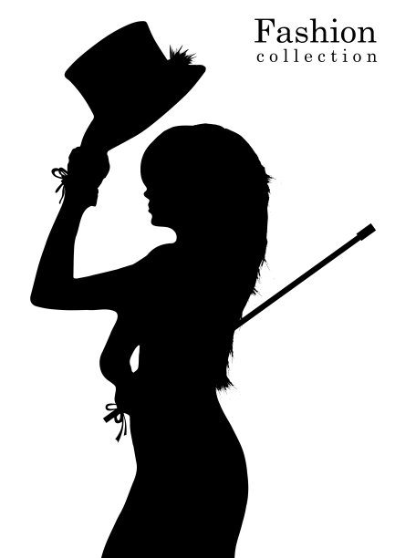 美丽性感的女人剪影图片下载