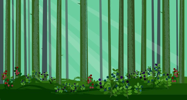 抽象的松树林图片下载