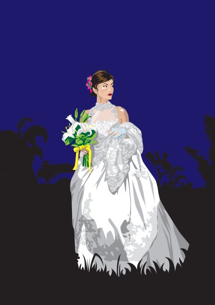 新娘插图图片下载