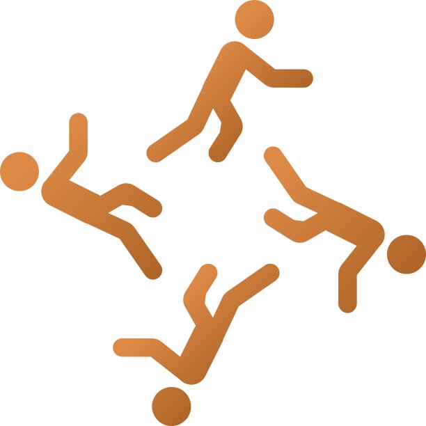 移动男人渐变图标图片下载