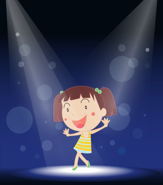 《小女孩》舞台表演图片下载