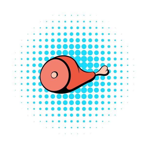 漫画风格的金门图标图片下载