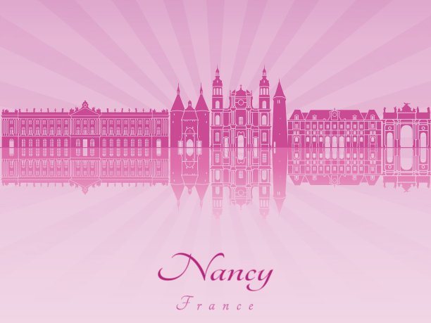 南希天际线紫色光芒兰花图片下载