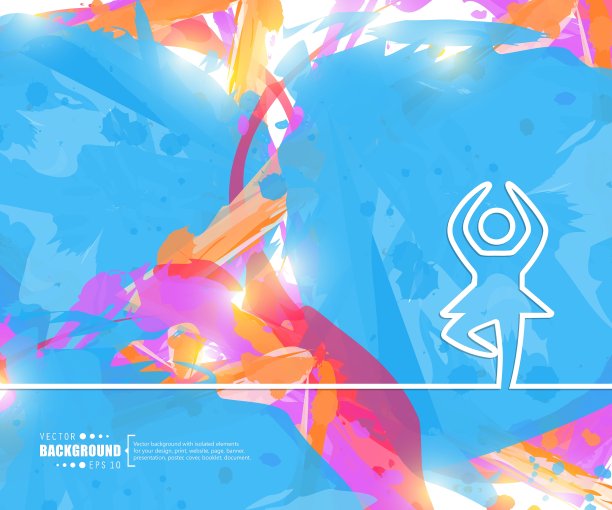 创意舞蹈女孩艺术图片下载