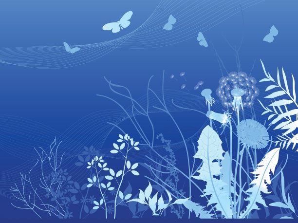 春天草地的背景图片下载