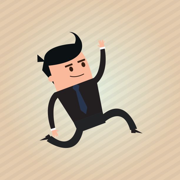 商人设计商业图标卡通概念图片下载