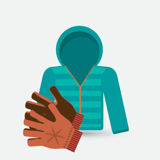 冬季设计运动图标丰富多彩图片下载