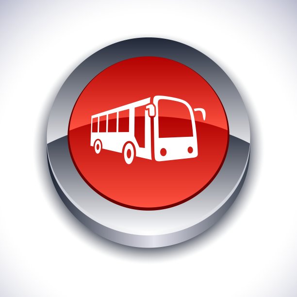 公共汽车3 d按钮图片下载