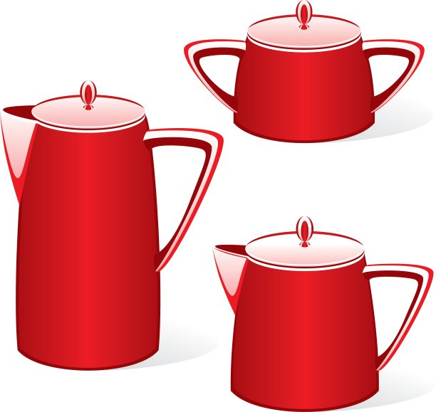 红色水壶图片下载