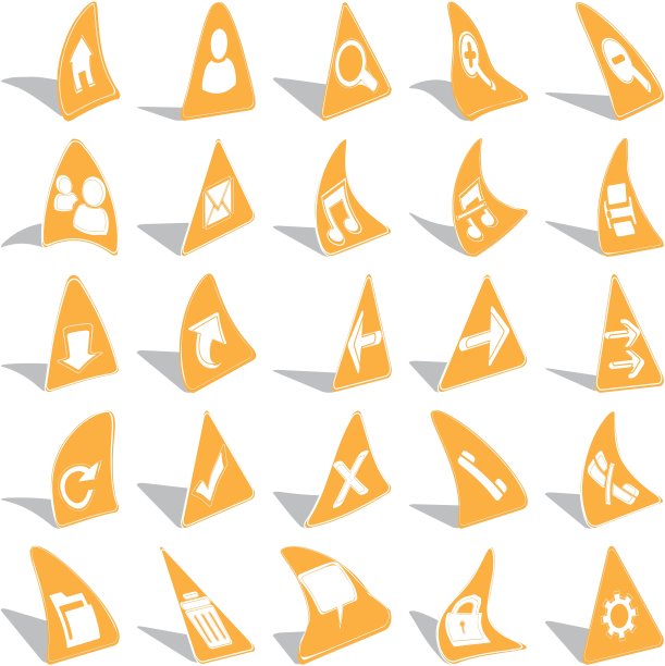 三角网络图标图片下载