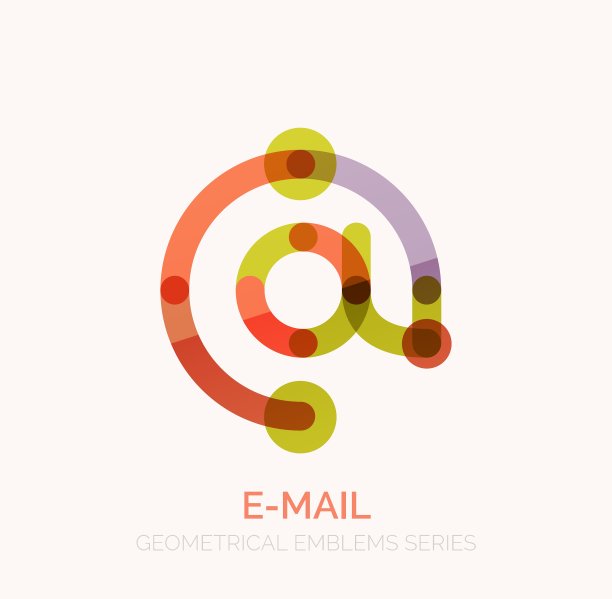 电子邮件的商业标志或在标志标志图片下载