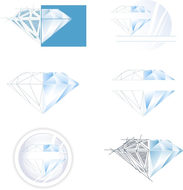 钻石集合图片下载