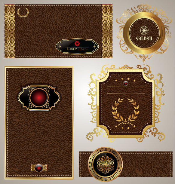 皮革横幅集图片下载