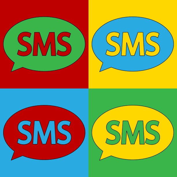 波普艺术短信图标图片下载