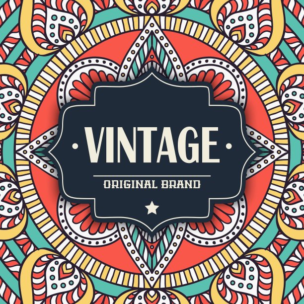 优雅的卡片与花边装饰和地方的文字图片下载