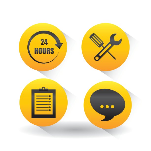 技术服务和呼叫中心图标设计图片下载