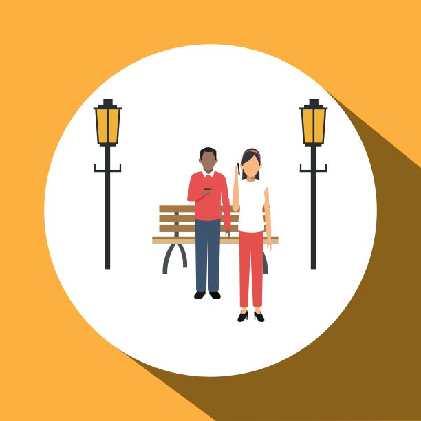 智慧城市设计社交媒体图标技术图片下载