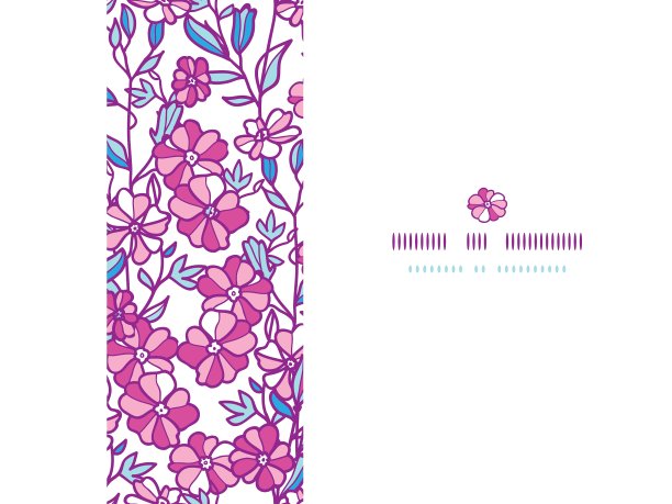 生机勃勃的田花横框无缝图片下载