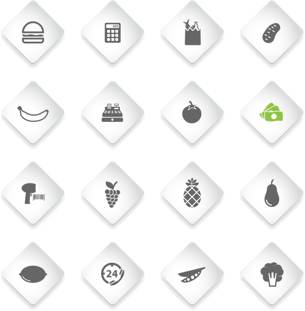 杂货店简单的图标图片下载