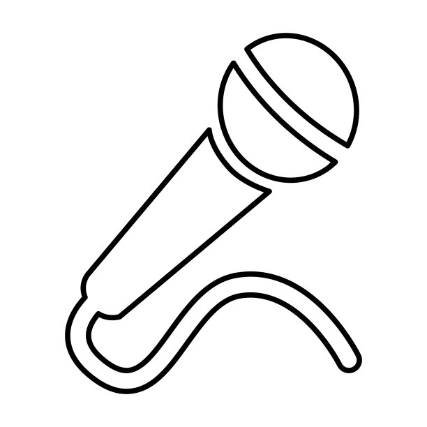 麦克风线图标图片下载