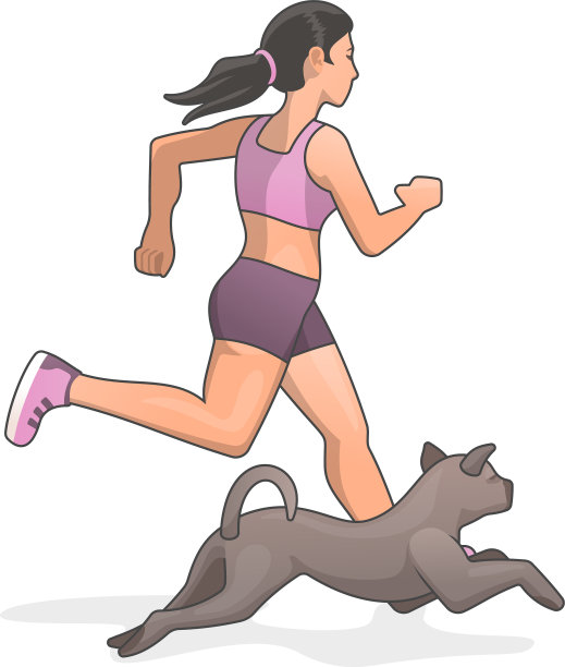 慢跑和狗图片下载