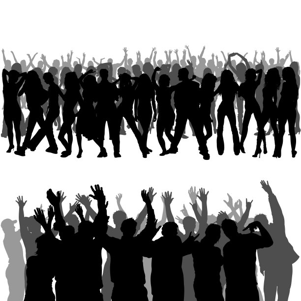 人群轮廓图片下载