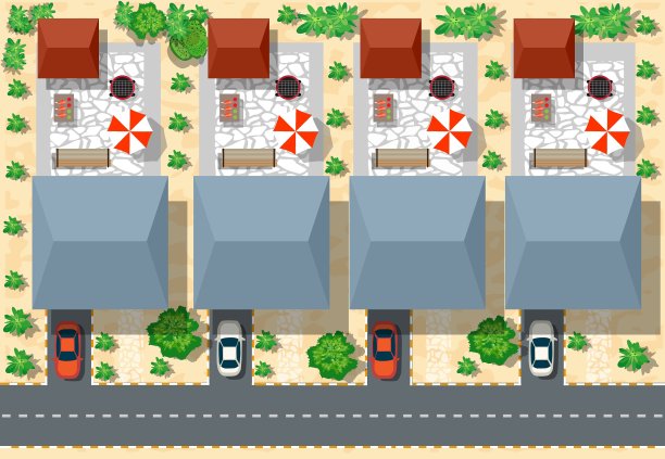 房屋俯视图图片下载