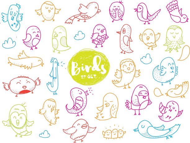 手绘人物涂鸦图片下载