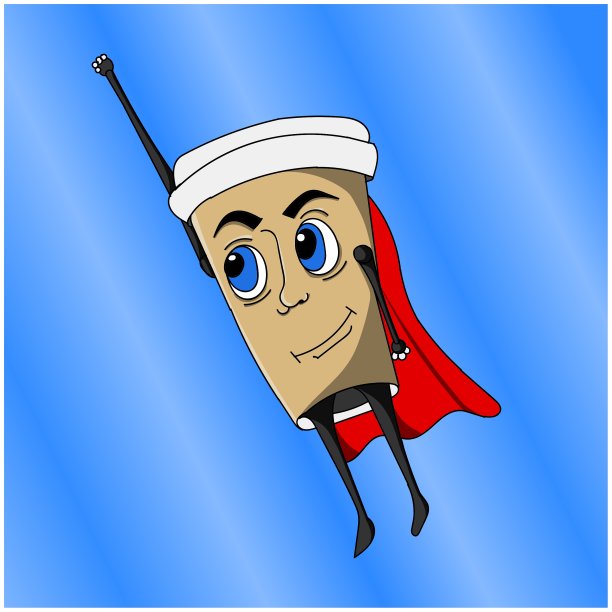 超级英雄咖啡杯外带图片下载