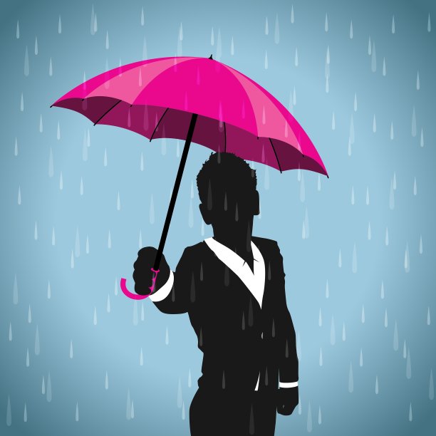 粉红色的伞图片下载