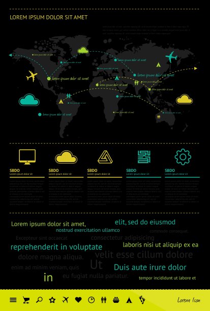 信息图的元素图片下载