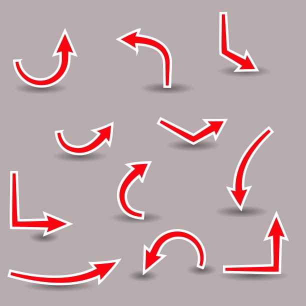 红色箭头图片下载