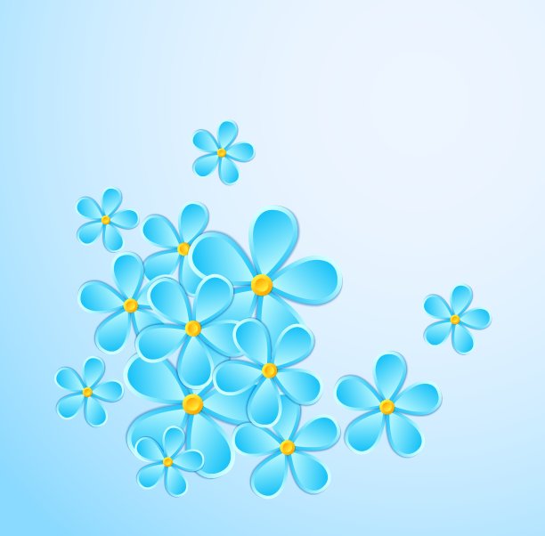 贺卡与纸花图片下载