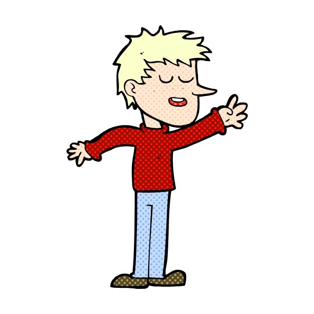 漫画卡通快乐的人图片下载