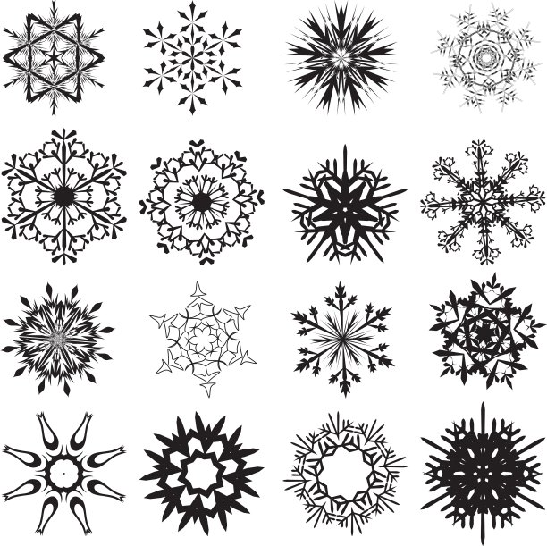 雪花合集图片下载