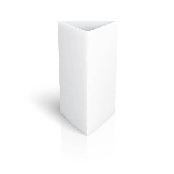 空白纸垂直三角形卡片图片下载