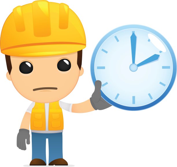 有趣的卡通建设者图片下载