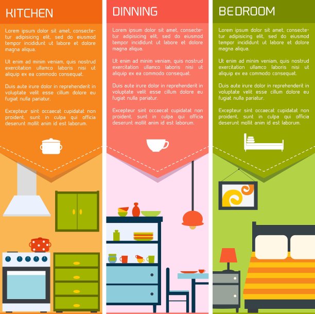 房子内部的横幅图片下载